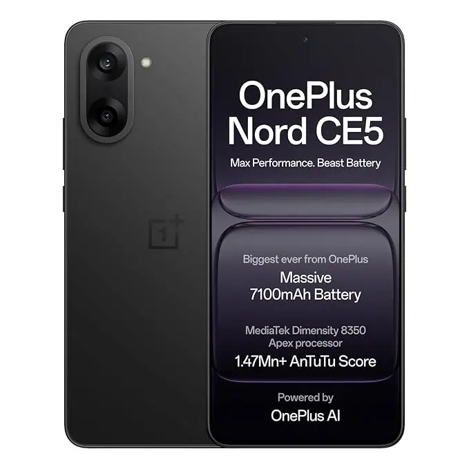OnePlus Nord CE5 | Massive 7100mAh Battery | MediaTek Dimensity 8350